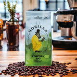 Gorilla Foresta kaffe 6 x 1000g helstristede bønner | Arabica blanding | Portafilter og fuldautomatiske espressomaskiner | Espresso kaffe