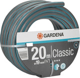 Gardena Classic Slange 19 mm (3/4 tomme), 20 m: Universal haveslange lavet af robust stof, krydsvævet, 22 bar sprængtryk, UV-bestandig, ingen systemkomponenter, 12 års garanti (18022-20)