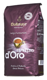 Espresso d'Oro hele bønner 8x 1000g (8000g) - kraftigt aromatiseret kaffe