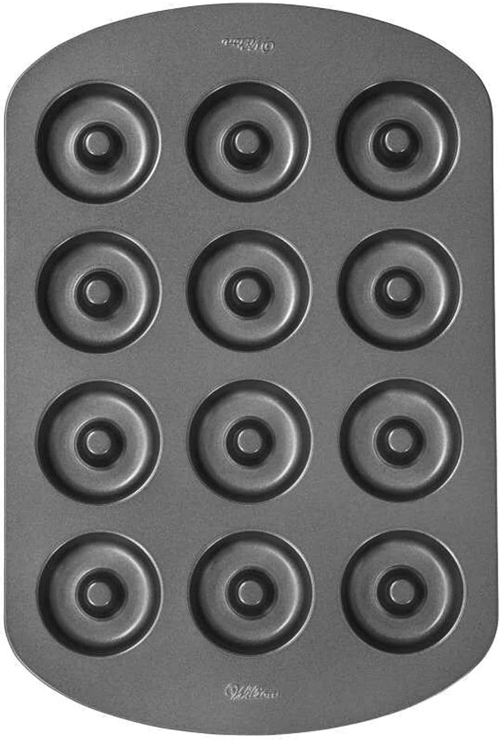 Wilton Donut-Backform Mit 12 Mulden Donutform, Hochwertige Donut Backform Mit Antihaftbeschichtung Für 12 Mini-Donuts, Spülmaschinenfest Forme og bakker til bagning Naty Shop