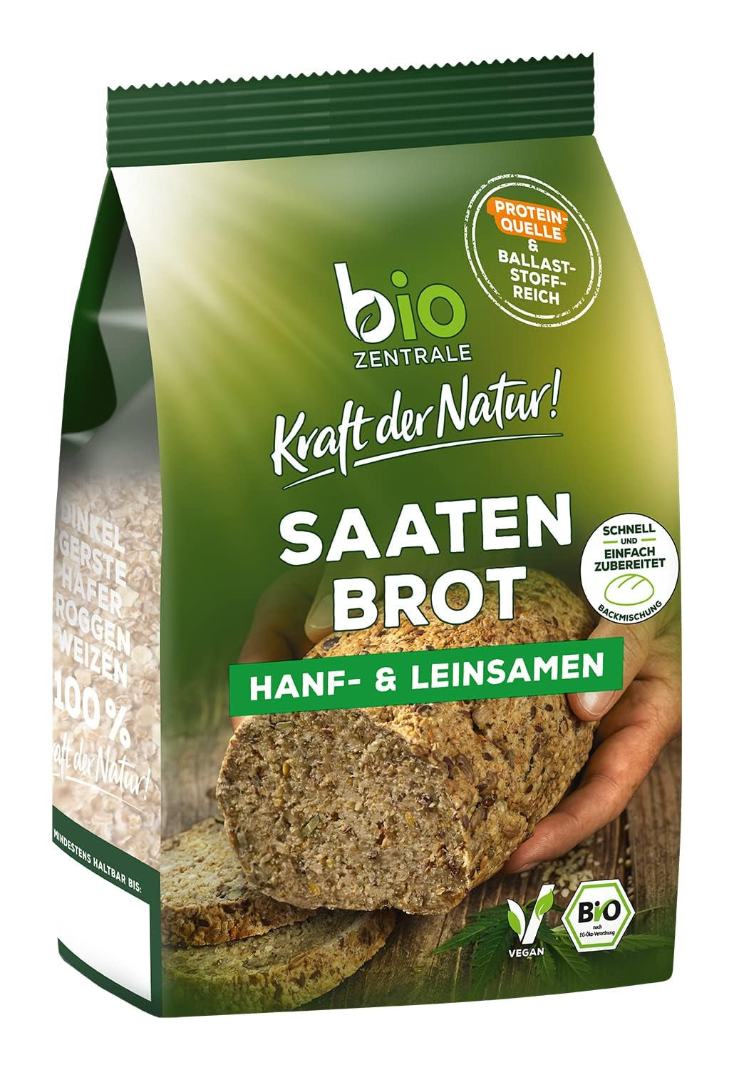 Biocentrale hele hørfrø | 7 x 400 g økologiske hørfrø | Ideel til yoghurt, müsli og brød | Alternativ til psyllium, hampefrø og chiafrø