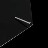 Akrylglas negledisplaypanel med displaystrimler og nanoklæbemiddel, neglespidsdisplay, transparent neglekunstfarvekort, neglekunstdisplay, negletræningsdisplay (gennemsigtig)