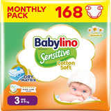 Bleer til sensitive babyer, str. 6, ekstra stor (13-18 kg), 114 bleer