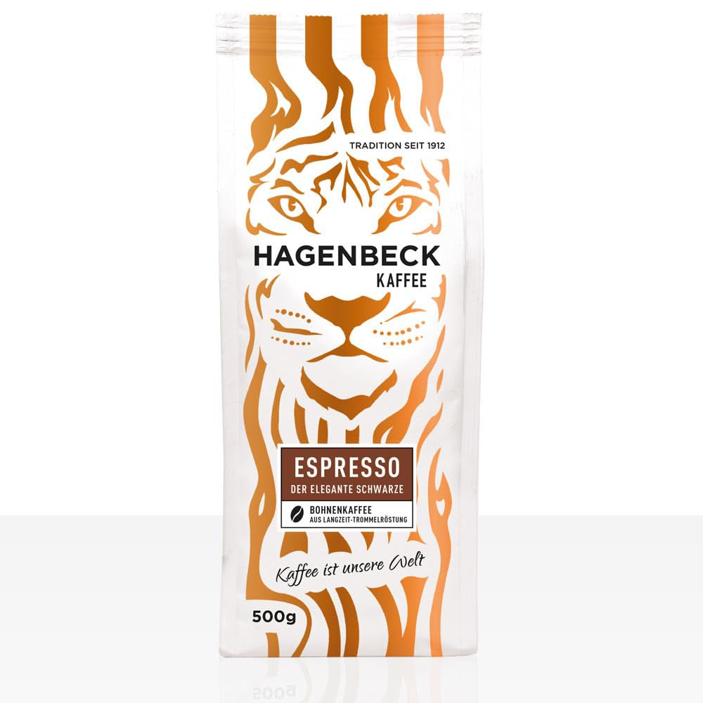 Hagenbeck Espresso The Elegant Black 5 kaffebønner x 500g