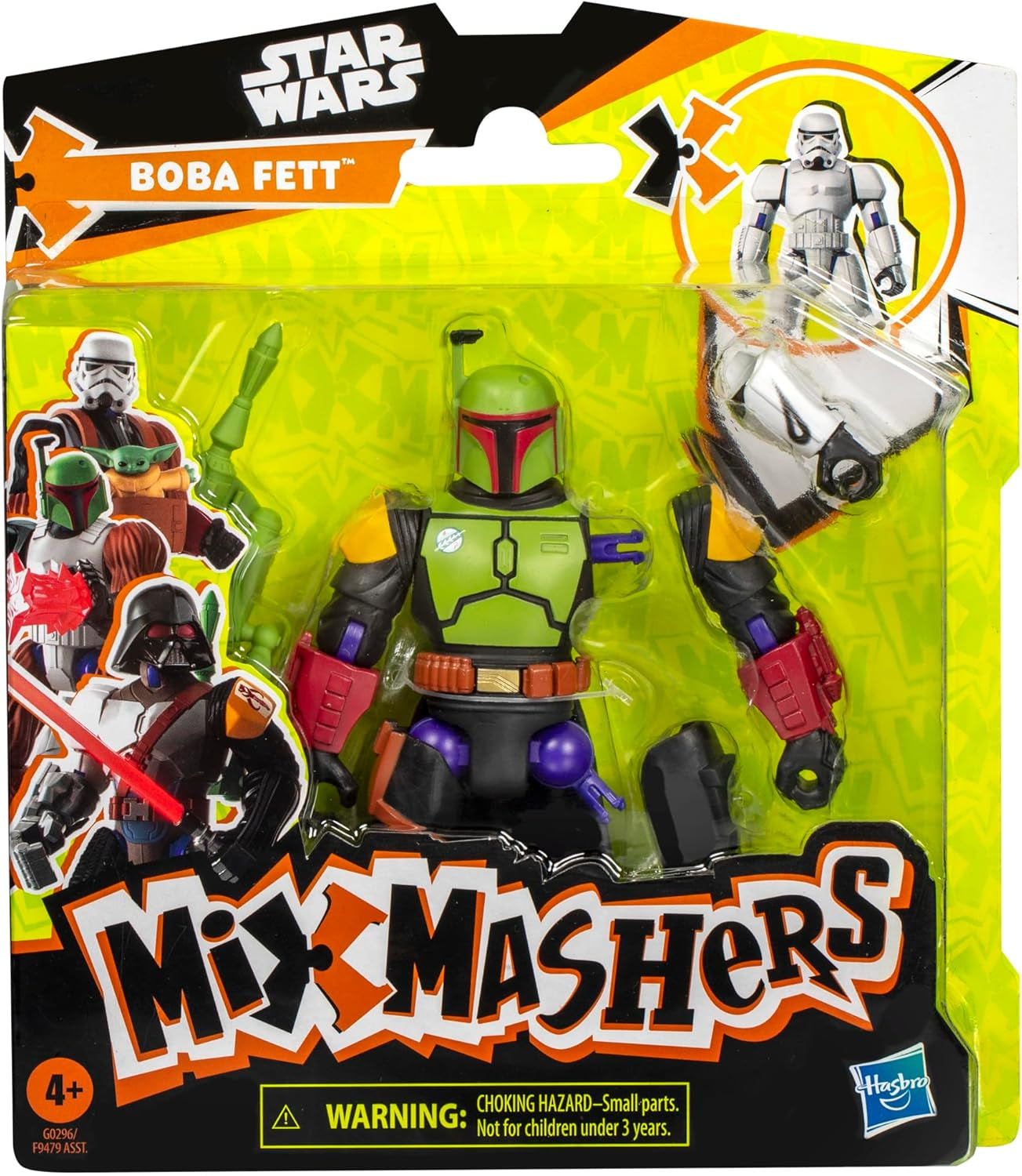 Star Wars Mixmashers Boba Fett, der kan tilpasses Mix-and-Match Actionfigurer og tilbehør Actionfigurer Naty Shop