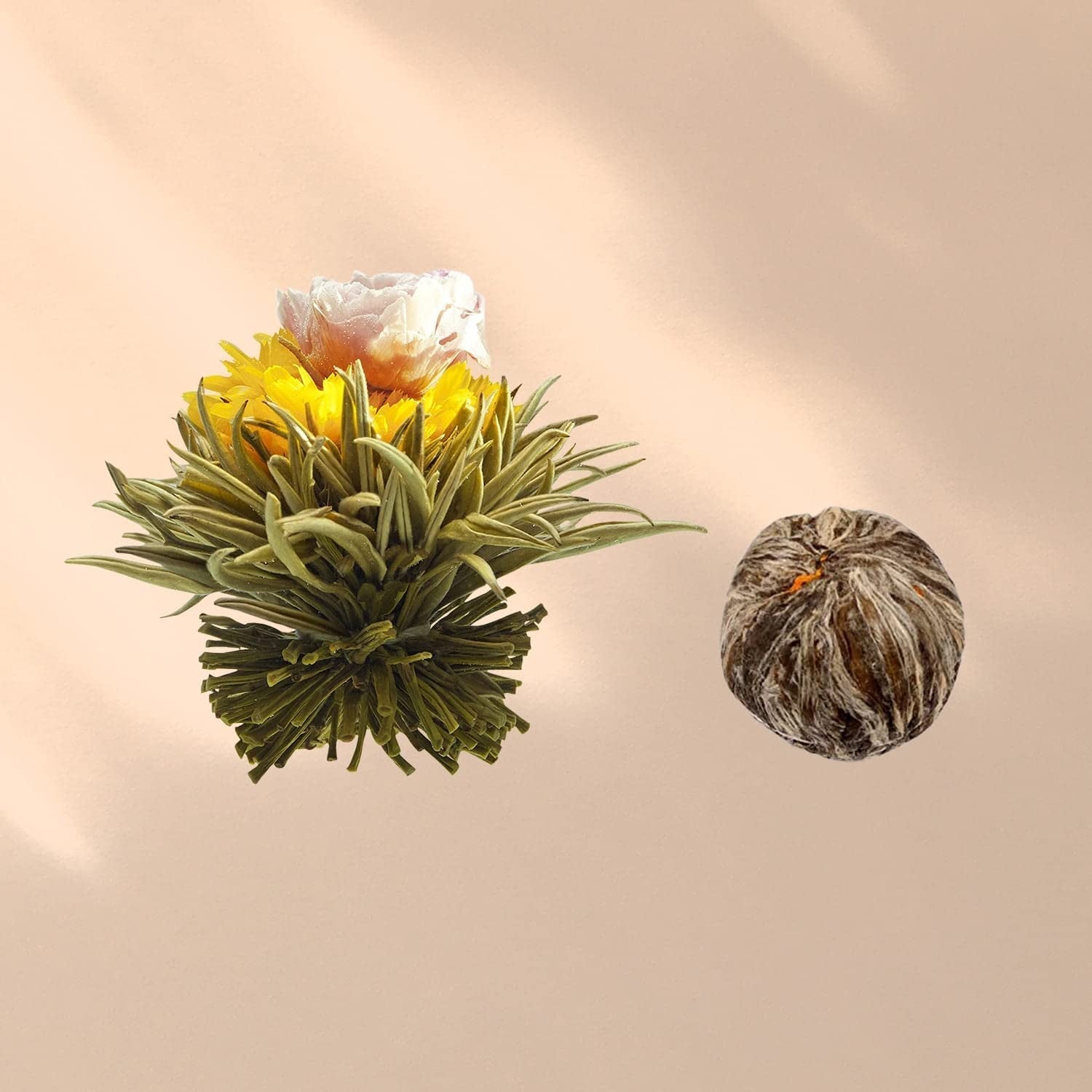 Feelino Elegant 6 stykke blandet æske - Feelino hvide teblomster i en lækker smags- og gaveæske med 6 forskellige hvide te-roser, individuelt vakuumpakket, 1 stk.