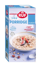 RUF kanel æble havregryn med hele havreflager, delikat kanelsmag og tørrede æblestykker, snacks, bulkpakke, 1 x 400 g