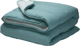 Pikolin Home - Vendbar dyne 300 G - Tofarvet nordisk fyld - Til seng 90 - behagelig, varm, åndbar, grøn, 150 X 220 cm Dyner og dyner Naty Shop Mørkegrøn Pude 100/105 - 180 X 260 Cm