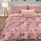 PETTI Artigiani Italiani - Vinterdyne, Vinterdyne, Enkel quilt, Dobbeltsidet, Ensfarvet og digitalt tryk, 100 % hypoallergen mikrofiber, Made in Italy Dyner og dyner Naty Shop Floral 21 Powder Una Piazza E Mezza