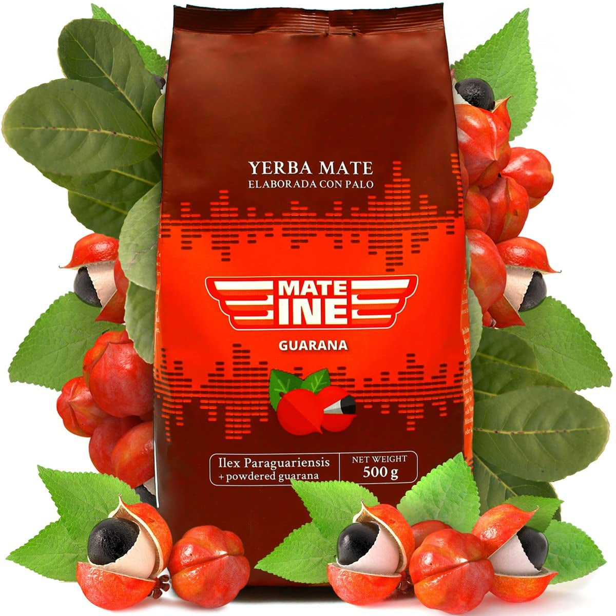 Mate Yerba Mate te med guarana, neutral, 500 g