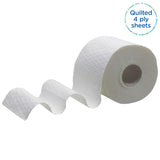 Kleenex Premium toiletpapirruller 8484, toiletpapir 24 ruller x 160 puffede ark, 4-lags toiletpapir, 100 % ren fiber, høj kvalitet, rivefast og blød (2 pakke)