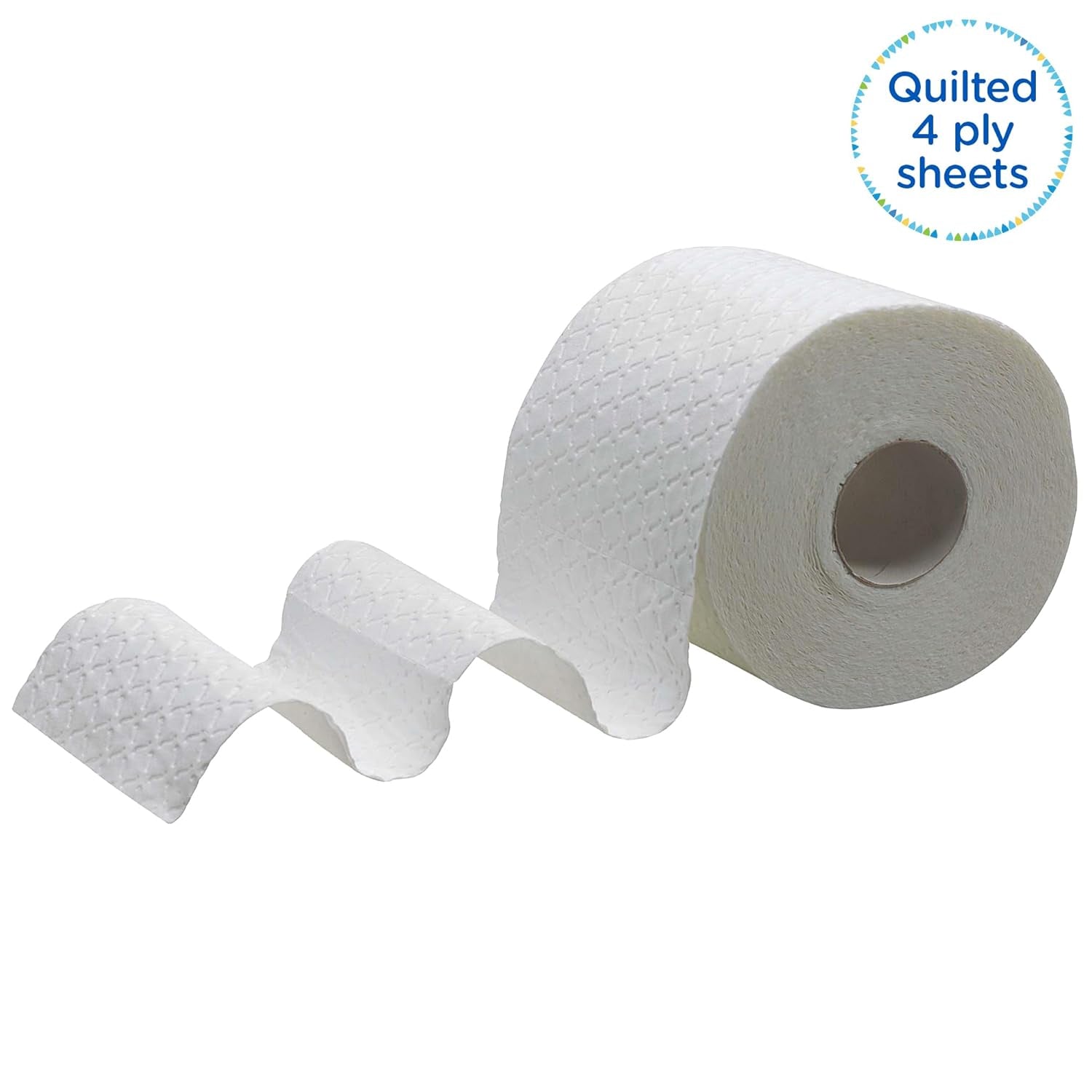Kleenex Premium toiletpapirruller 8484, toiletpapir 24 ruller x 160 puffede ark, 4-lags toiletpapir, 100 % ren fiber, høj kvalitet, rivefast og blød (2 pakke)