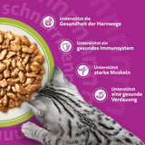Whiskas Senior 7+ vådfoder blandet udvalg i gelé, 84 poser, 84x85 g (1 stor pakke) - Højkvalitets vådfoder til katte fra 7 år og derover