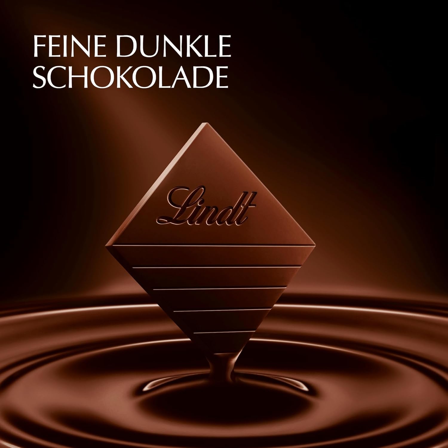Lindt EXCELLENCE Karamel og havsalt - mørk chokolade | Bar 100g | Med karamel og havsalt (Fleur de Sel) | Intens kakaosmag | Mørk Chokolade