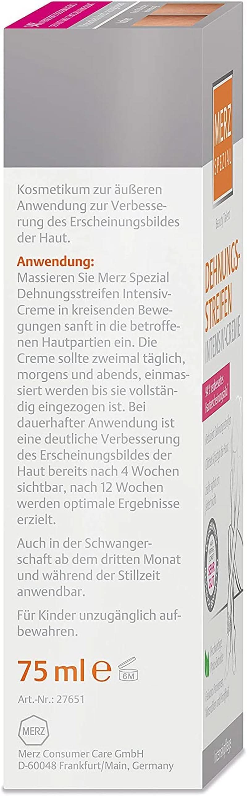 Merz Spezial, Intensiv creme mod strækmærker, 75 ml Cosmetics and Beauty Naty Shop