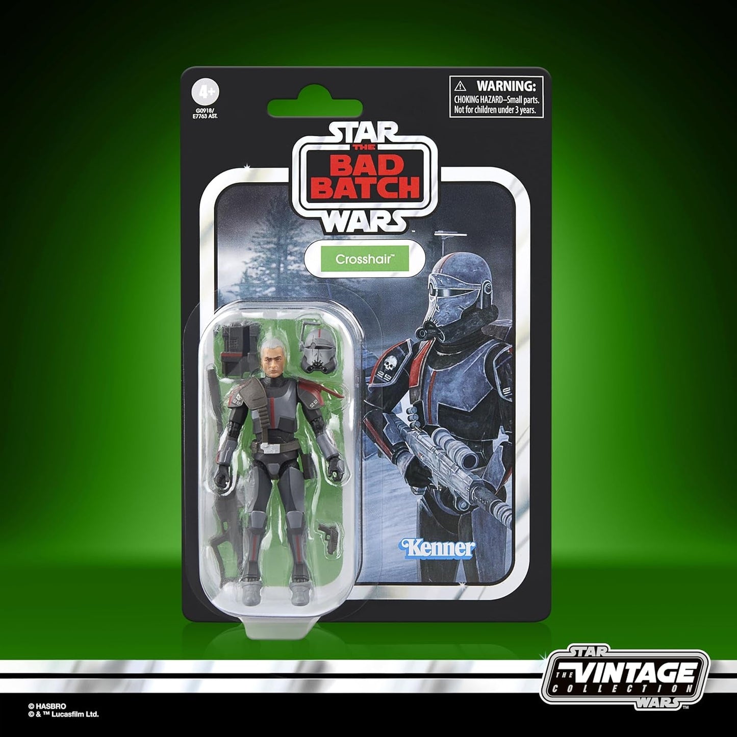 Star Wars Vintage Crosshair Collection, Star Wars: Bad Batch Action Figur at samle (9,5 Cm) Actionfigurer Naty Shop