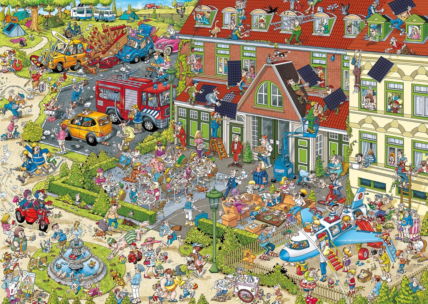 Ravensburger Puzzle 12000723 - The Hotel - 1000 brikker puslespil for voksne og børn fra 14 år, Puzzle Naty Shop New Design