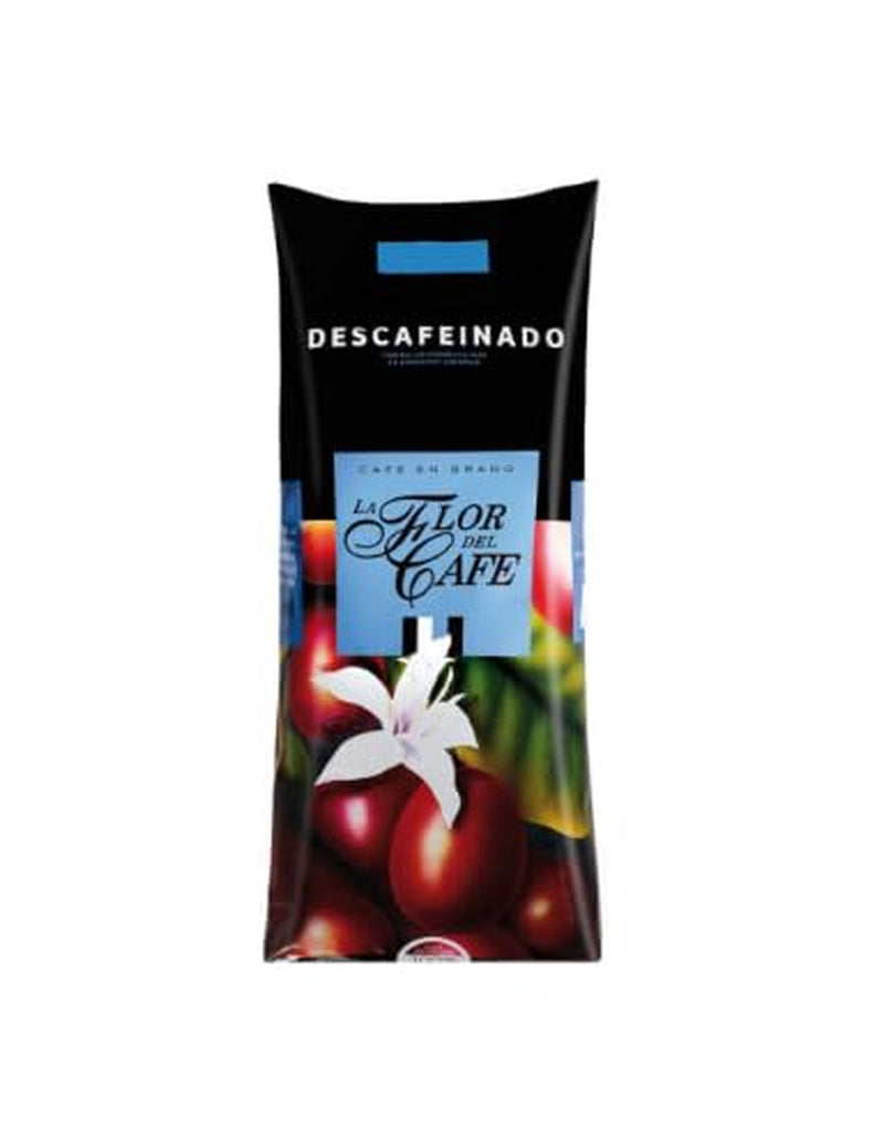 Flor del Café koffeinfri kaffebønner, 100% Arabica, hele bønner, medium-mørk ristet, 10 kg (10 x 1 kg), UTZ certificeret