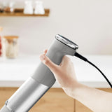 Tefal Quickchef+ 3-i-1 XL Stabmixer/Zerkleinerer/Schneebesen, 1000 W, Intuitiv Geschwindigkeitsregelung, Turbo-Taste, Powelix-Messer-Technologie, Edelstahl, Grau, HB67MB30 Kitchen Naty Shop
