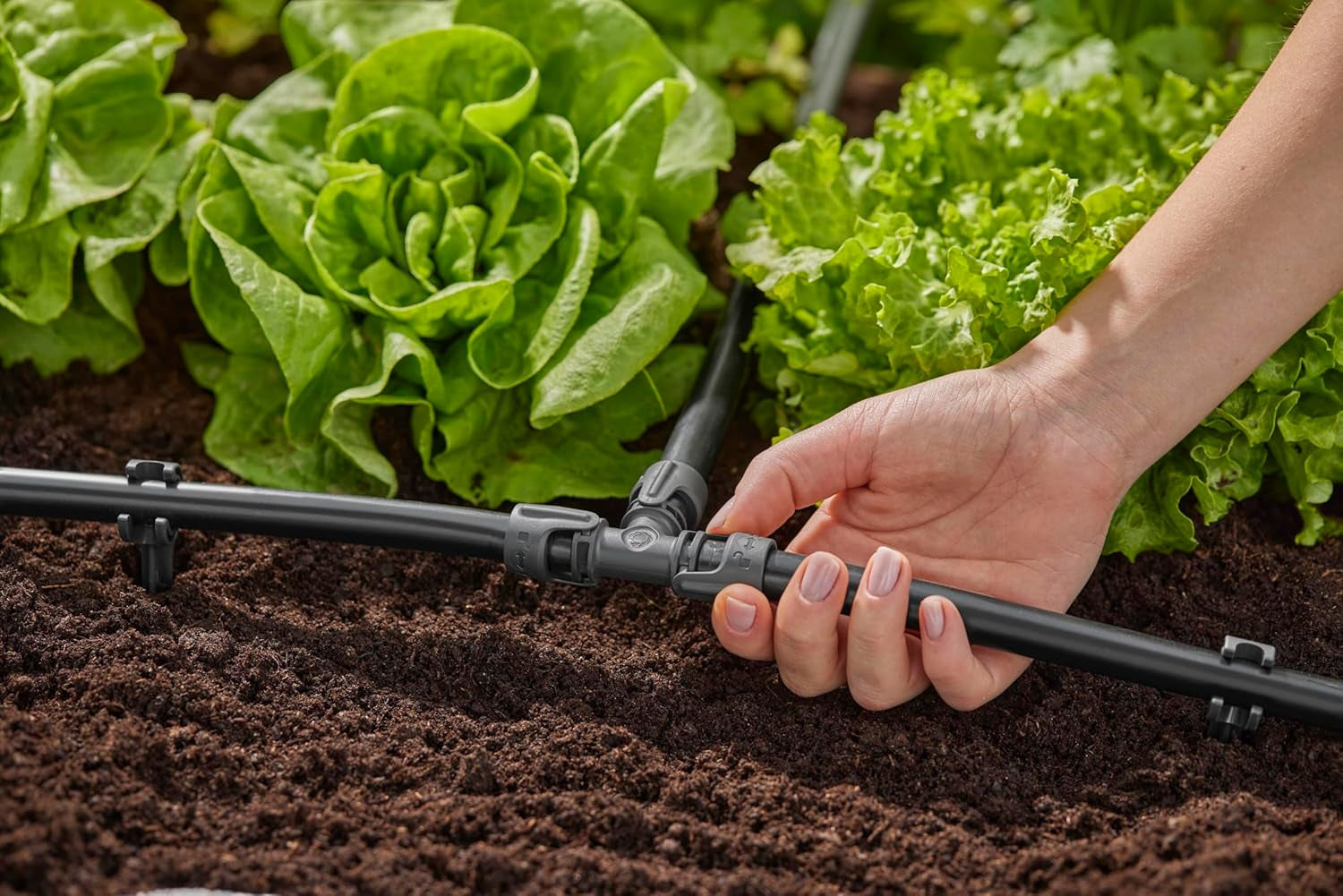 Gardena mikro-drypvandingssystem T-stykke 13 mm (1/2"): Konnektor til 13 mm foderrør, T-gren, automatisk kunstvanding, genanvendelig (13201-20)