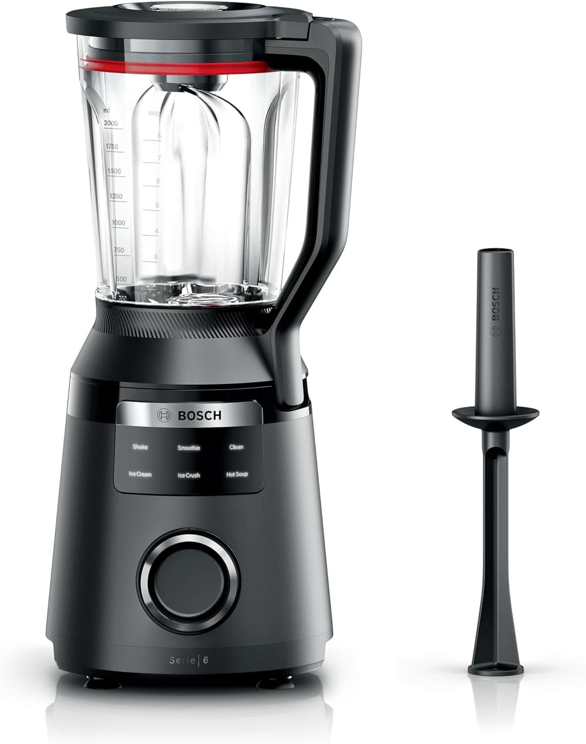 Vitapower Standmixer, serie 6, 1.800 W, 6 programmer, Prospeed Klingen, Tritan™-Krug, Schwarz, MMB6652B Kitchen Naty Shop