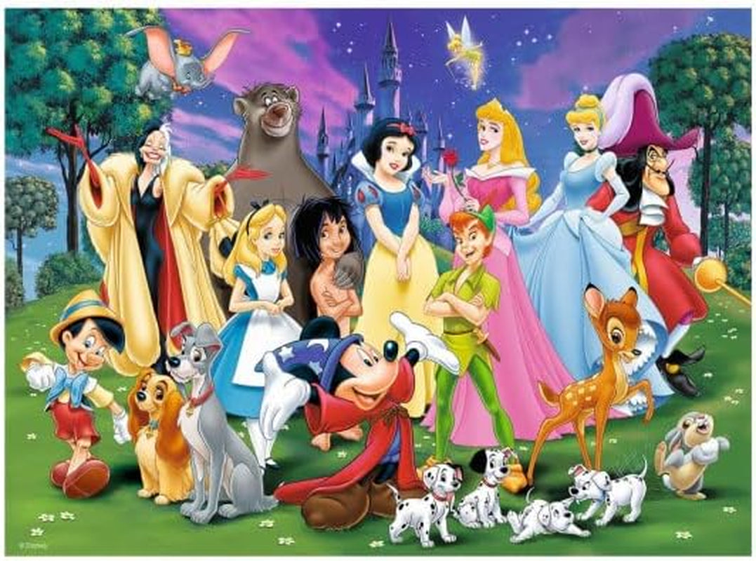 Ravensburger puslespil til børn - 12698 Disney-favoritter - Disney-puslespil til børn over 8 år, med 200 brikker i XXL-format Puslespil Naty Shop
