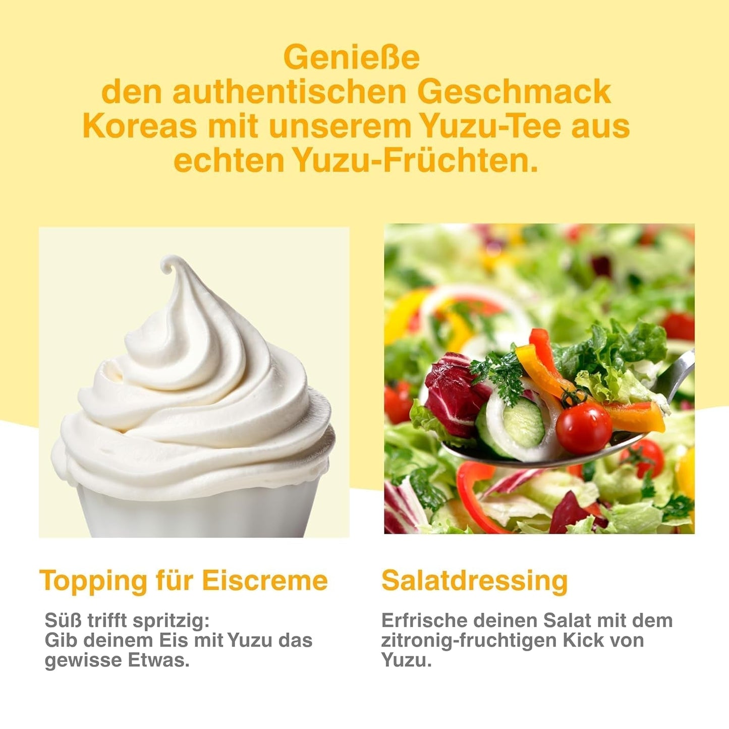 Easycookasia koreansk drik – Yuzu te | Frugtagtig, sød og citrus | Med vitamin C | Til te, limonade, cocktails og desserter | Oplev asiatisk tekultur (500 g)