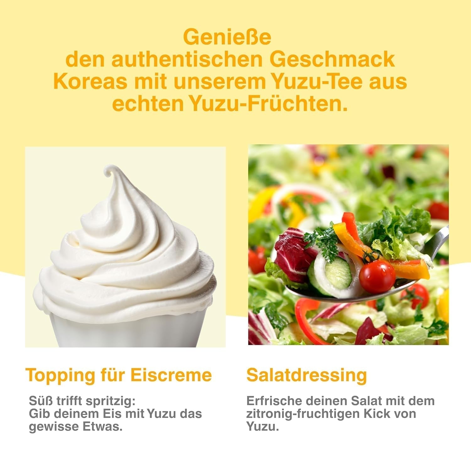 Easycookasia koreansk drik – Yuzu te | Frugtagtig, sød og citrus | Med vitamin C | Til te, limonade, cocktails og desserter | Oplev asiatisk tekultur (500 g)