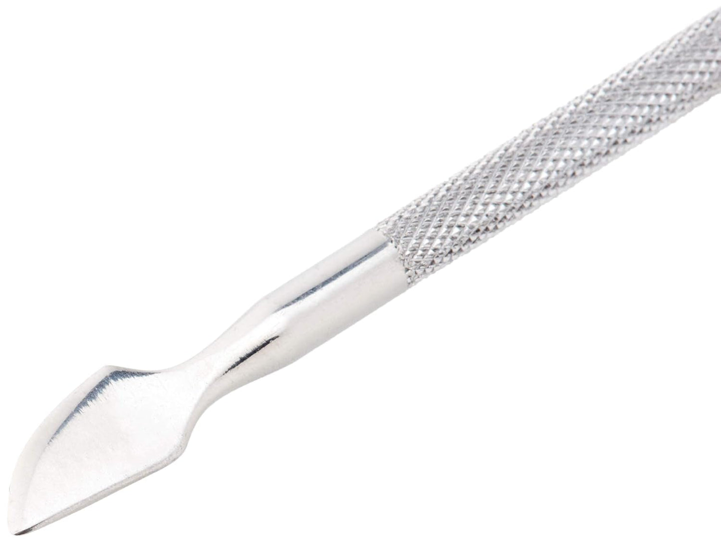 Cuticle pusher og neglerenser, professionelt manicure/pedicure værktøj, dobbelthovedet rustfrit stål, perfekt til forvoksede neglebånd, renser under/omkring negle, fjerner neglelak