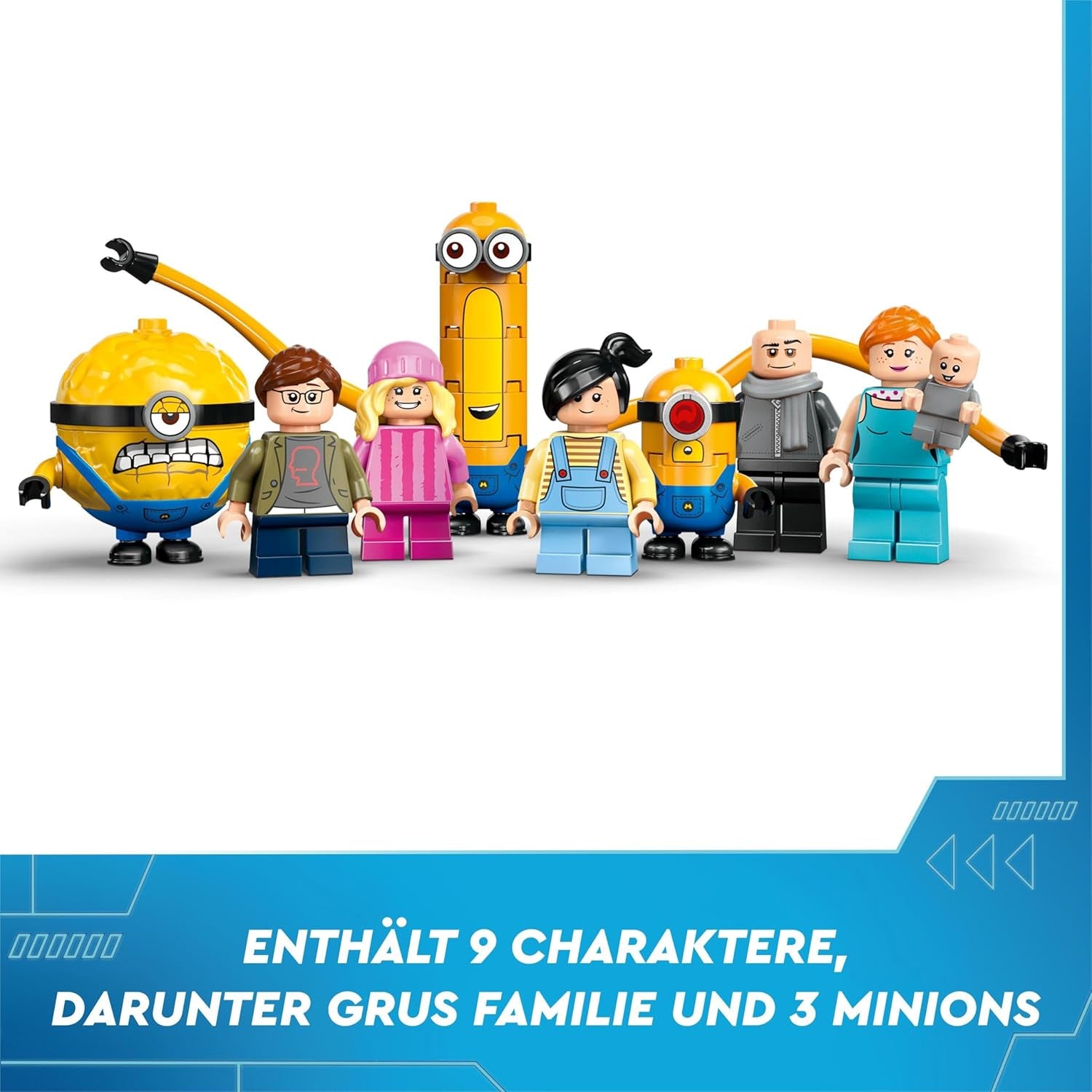 LEGO I - Simply Incorrigible 4 Gru's and Minions' Family Villa I - Simply Incorrigible 4 Filmlegesæt Legetøjsgave til drenge og piger fra 8 år og opefter 75583 Byggesæt Beuche den LEGO-Store