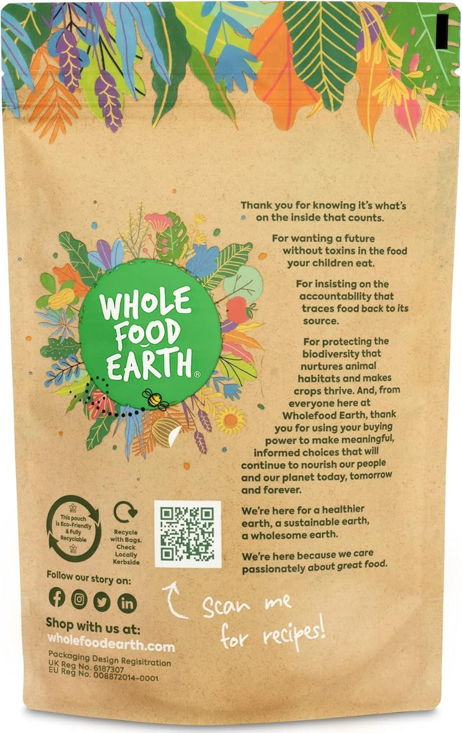 Wholefood jord kortkornet brune ris - ikke-GMO - naturlig - vegansk - mælkefri - uden tilsat sukker, 2 kg