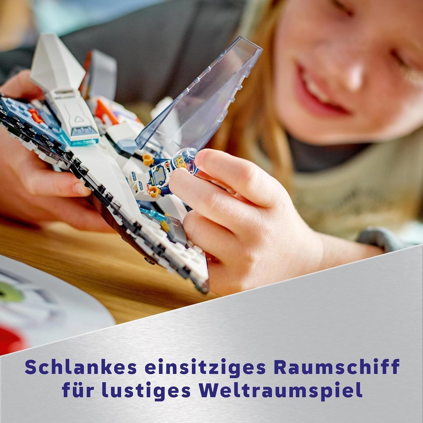 LEGO City Spaceship, rumfærge rumlegetøj til børn at bygge, drenge og piger fra 6 år, sæt med astronautfigur 60430 Byggesæt Besuche den LEGO-Store