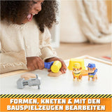 Rubble & Crew - Rubble & Mix figur actionfigurer sæt, 2 byggelegetøj og 85G kinetisk byggesand, legetøj egnet til børn fra 3 år og opefter action figurer Naty Shop