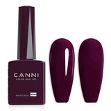 CANNI gel neglelak, semi-permanent, mørk lilla, neglelak, UV gel, soak off, manicure