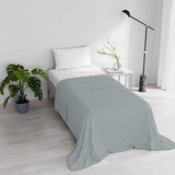Elegant sommerdyne, quiltet, grøn, 170 X 250 cm Dyner og dyner Naty Shop Mørkegrå 170X250Cm