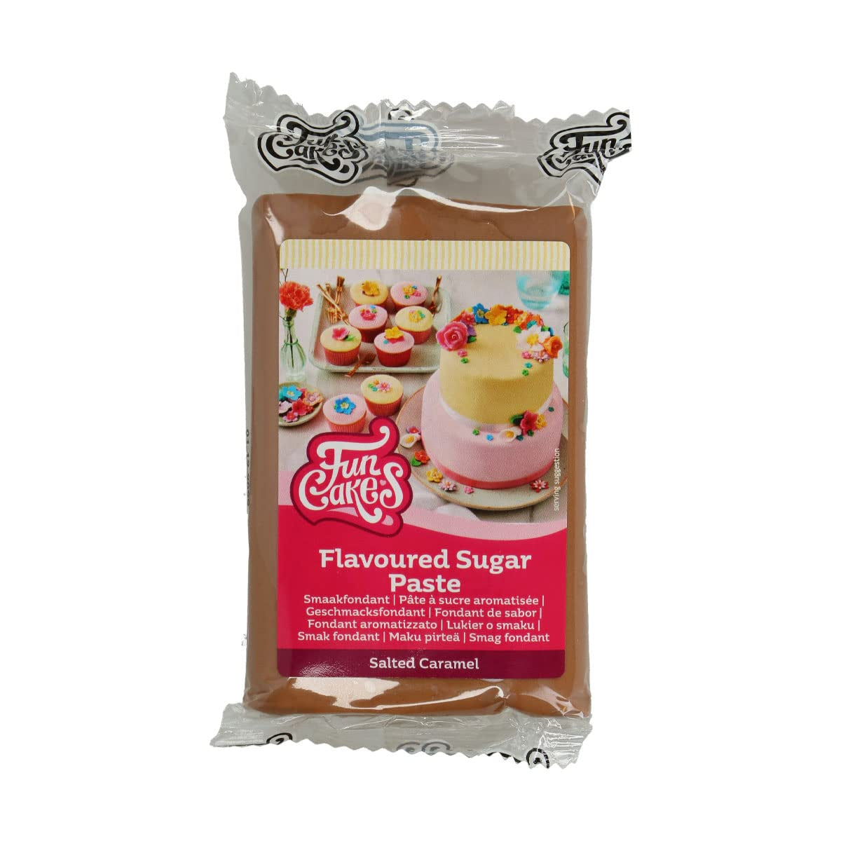 Marengs-flavored Funcakes Fondant: Nem at bruge, glat, fleksibel, blød og formbar, perfekt til at dekorere kager, kosher og glutenfri. 1 kg