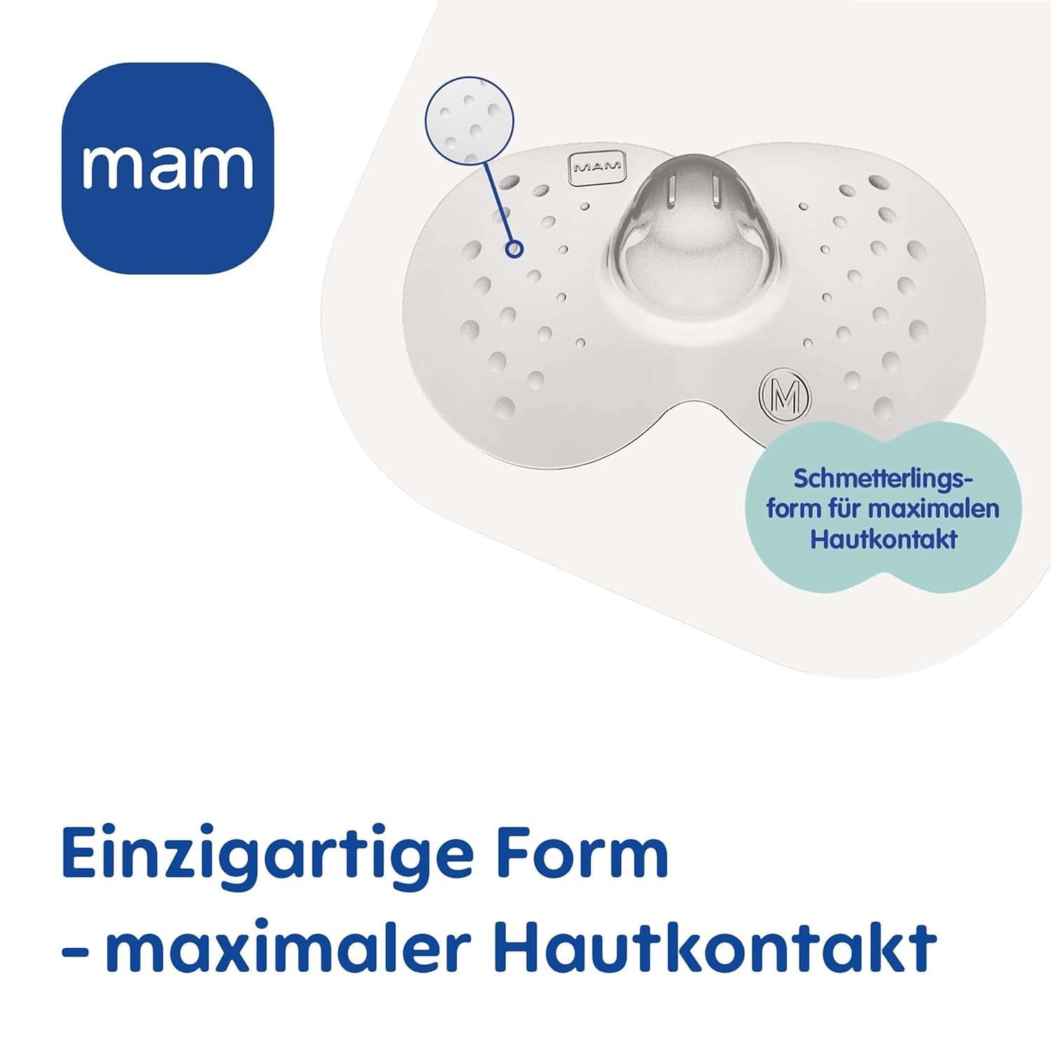 MAM Stillhütchen Größe S (Ø 17 Mm) Im 2Er-Set, Extra Weiche Brusthütchen Zum Schutz Beim Stillen, Brustwarzenschutz Für Maximalen Hautkontakt Zwischen Mutter Und Kind Accessories Mad og Amning Bebe Naty Shop