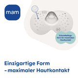 MAM Stillhütchen Größe L (Ø 23 Mm) Im 2Er-Set, Extra Weiche Brusthütchen Zum Schutz Beim Stillen, Brustwarzenschutz Für Maximalen Hautkontakt Zwischen Mutter Und Kind Accessories Mad og Amning Bebe Naty Shop