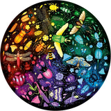 Ravensburger - Puslespil for voksne - 500 brikker rundt puslespil - Velegnet fra 12 år - Insekter (farvehjul) - Puslespil lavet i Europa - 12000820 Puslespil Naty Shop Standardtitel