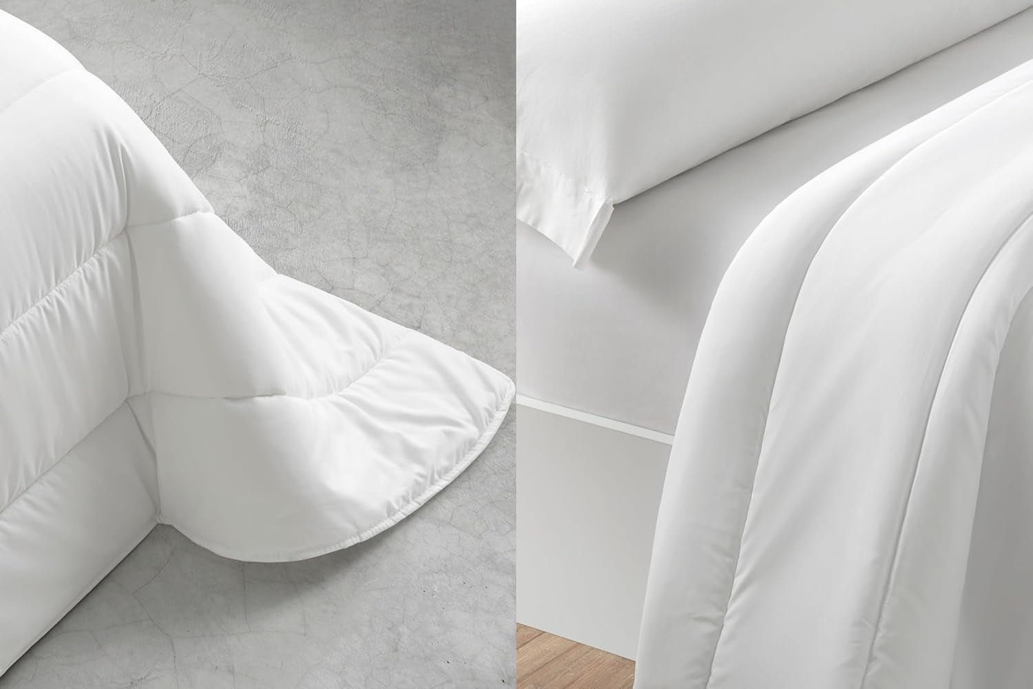 Degrees Home - 4 Estaciones - Nordisk dyne, 180 Cm, 2 dyner. Vinter: Fibre 270 G/M2; Sommer 170 Gr/M2-260X240 Cm Dyner og dyner Naty Shop