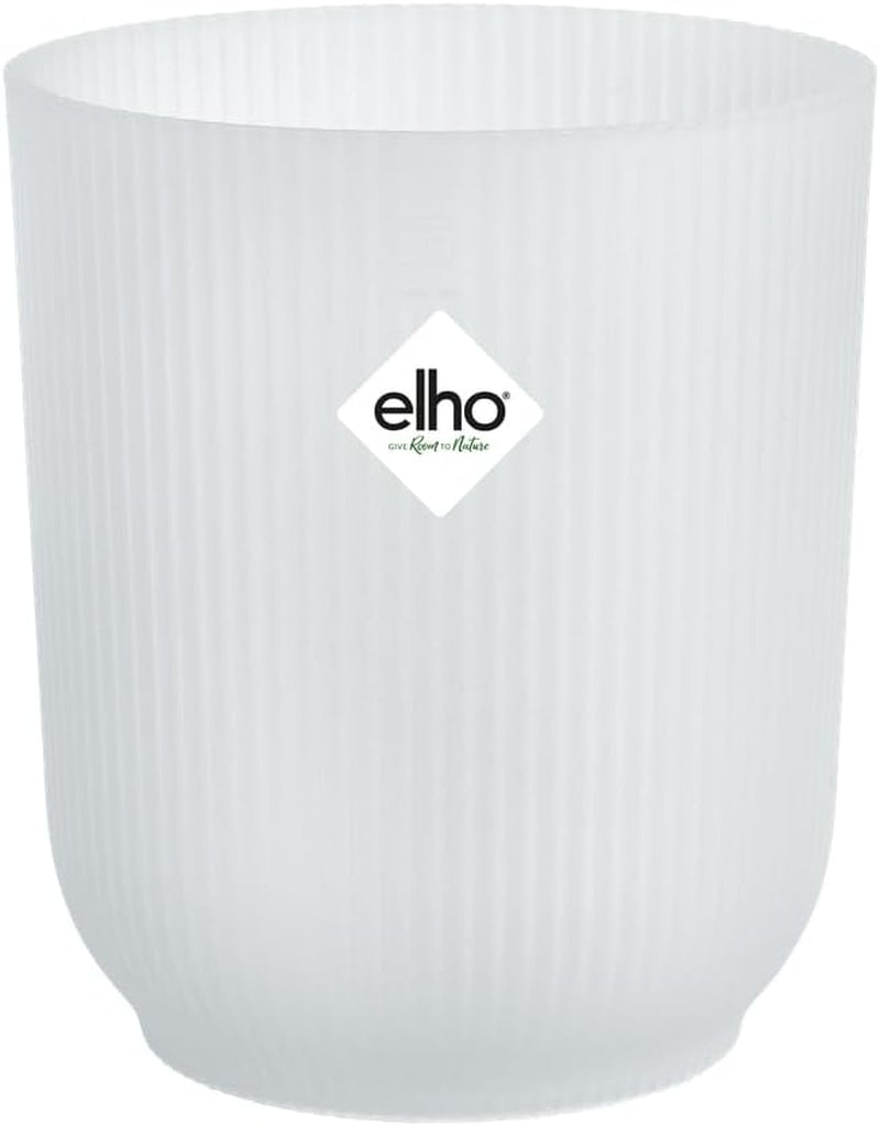 elho Vibes Fold Orchid High 12,5cm - Indendørs orkidépotter - Indendørs urtepotter - 100% genbrugsplastik - Hvid/Silkeblød hvid