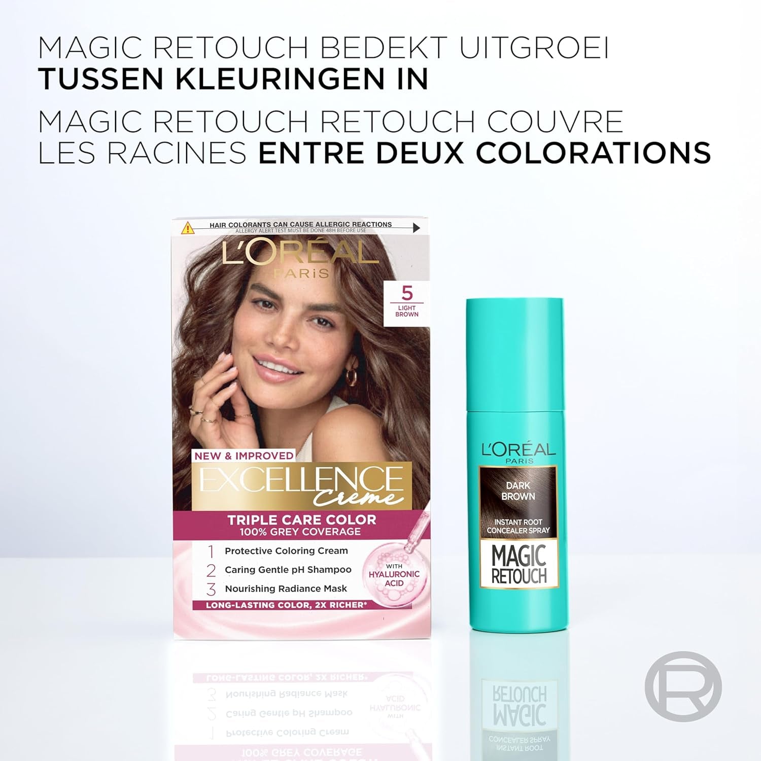 Paris Excellence Creme 7.43 Hårfarve Rød - Hårfarve (Rød, Blond Cuuvré Gold, Belgien, 63 mm, 100 mm, 163 mm) Naty Shop Hårfarve