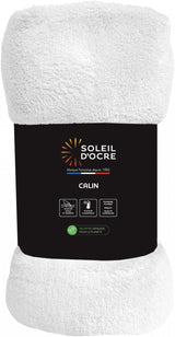 Soleil D'Ocre, flanneltæppe, 220 X 240 Cm, Calin, brune Dyner og dyner Naty Shop Hvid 220 X 240 Cm