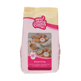 Funcakes Mix Für Royal Icing, Einfach Zu Berübenen, Zum Dekorieren Von Kuchen Und Keksen, Schöne Glasur, Nur Wasser Addenden, Halal., 450 G Glasuri si Decor Naty Shop Standardtitel