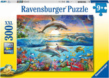Ravensburger puslespil til børn - 12895 Delfinparadis - Puslespil for børn over 9 år, med 300 brikker i XXL-format Puslespil Naty Shop