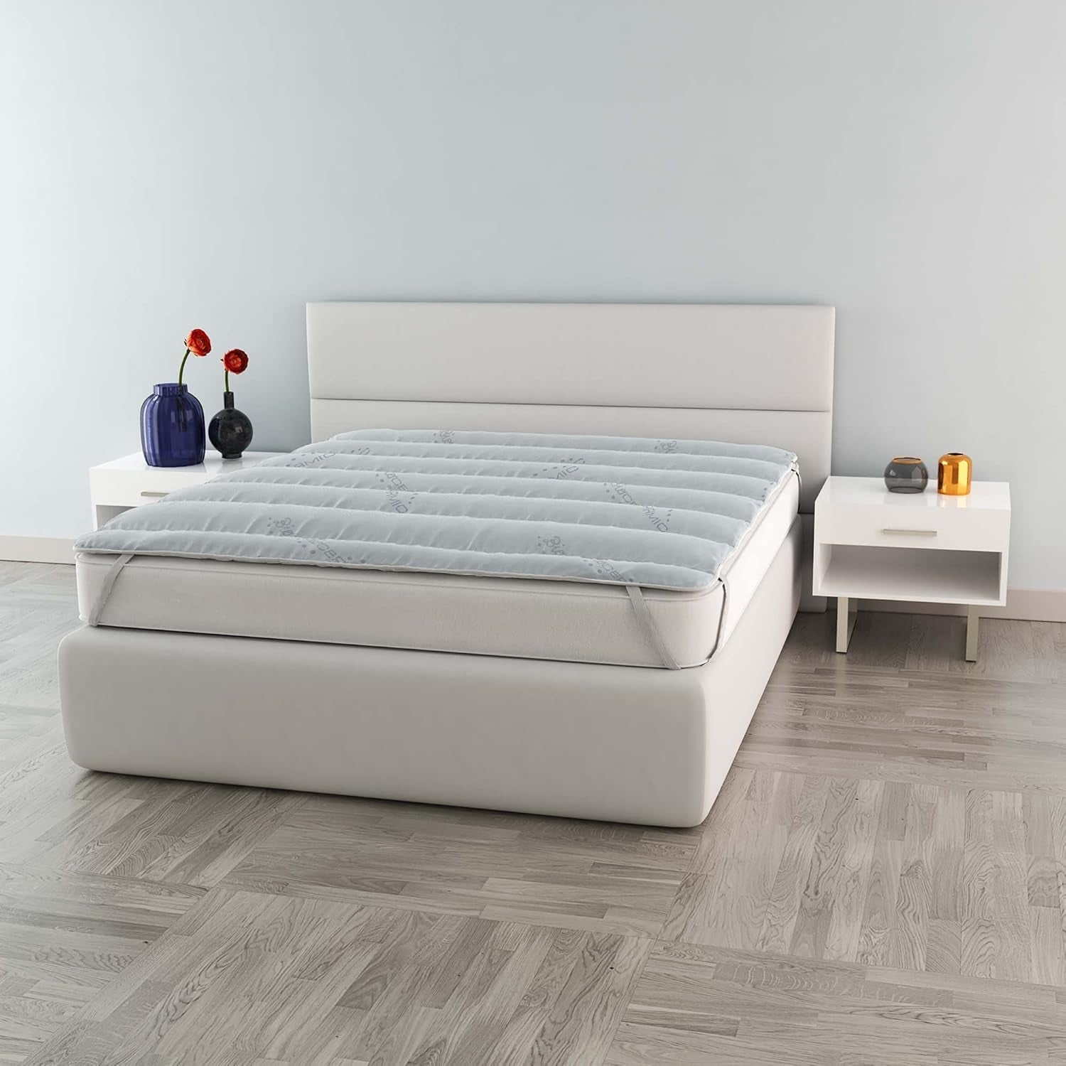 MB Home Italia, Topper, Termokontrol, Dobbelt 160X195 Cm Dyner og dyner Naty Shop Dobbelt 160X195 Cm Biokeramik