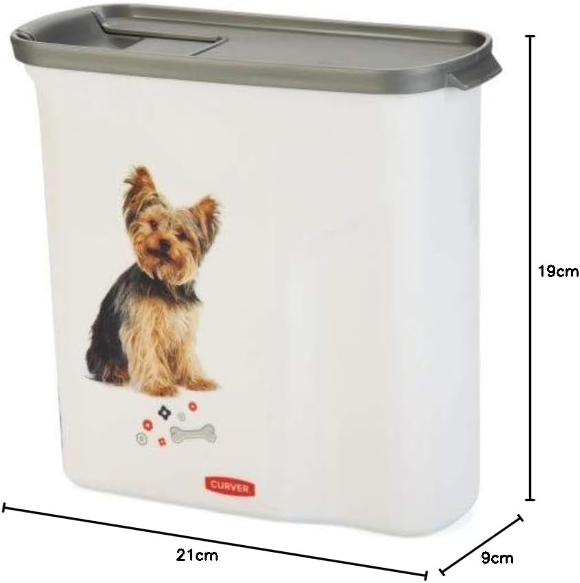 Curver hundefoderbeholder - 2 l Fødevarekasser Naty Shop