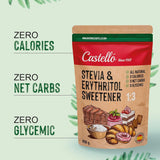 Stevia + Erythritol 1:3 sødemiddel, 1G = 3G sukker, 850 gram sødemidler Naty Shop