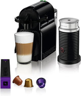 Nespresso kapsel espressomaskine De'Longhi EN 80.B Inissia, højtrykspumpe og energisparefunktion, automatisk slukning efter 9 minutter, kopvolumen til espresso og lungo, 0,7 l vandtank, sort