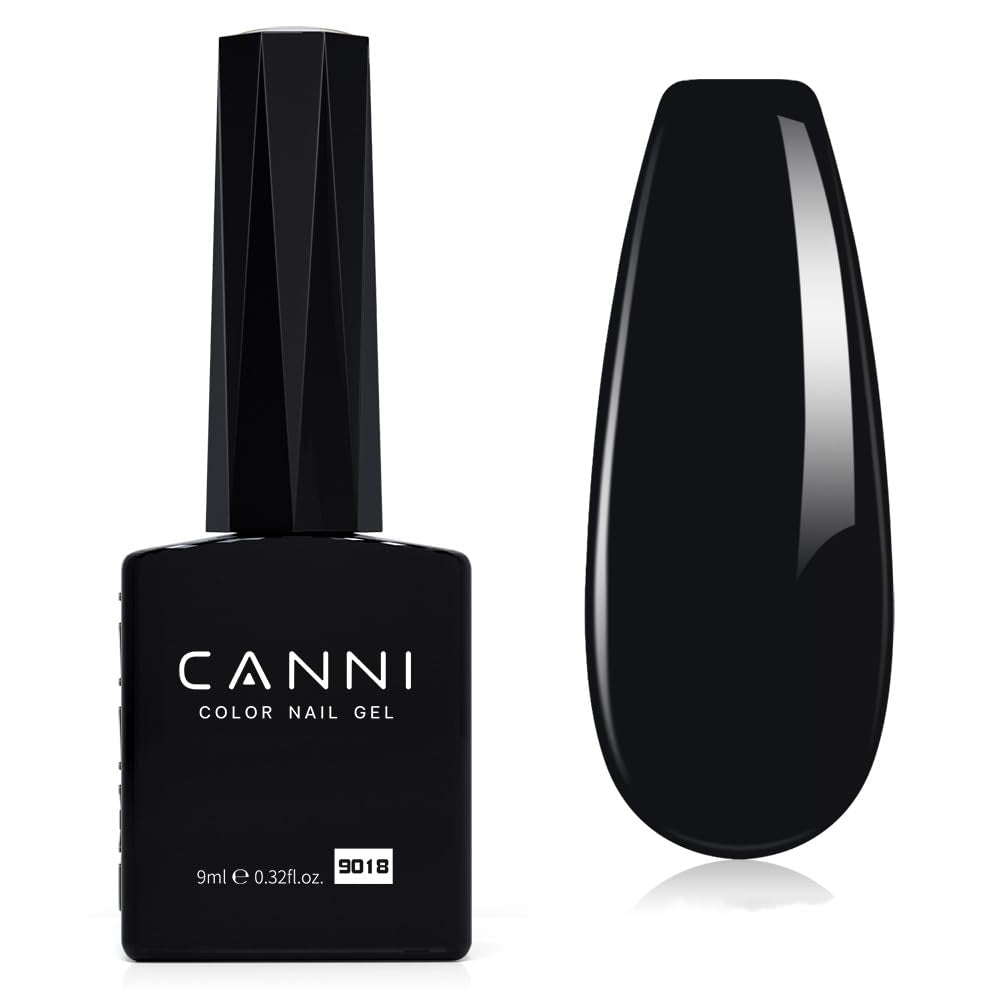 CANNI gel neglelak, semi-permanent, mørk lilla, neglelak, UV gel, soak off, manicure
